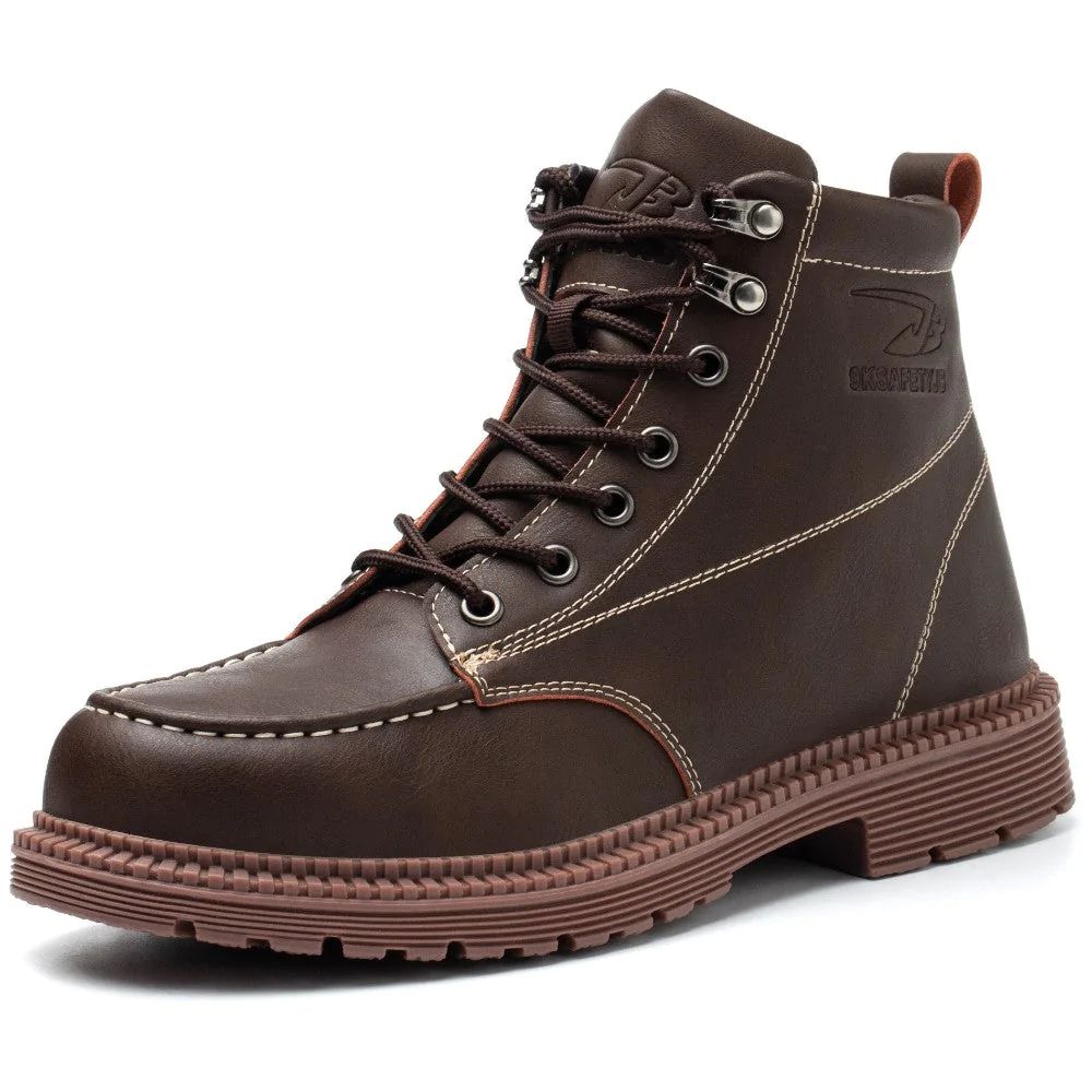 SHOPIFO Stronghold Work Boots 668 Brown