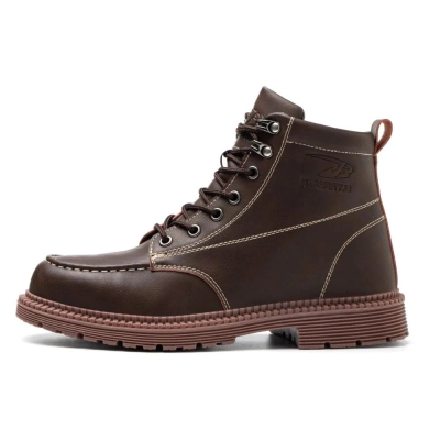 SHOPIFO Stronghold Work Boots 668 Brown
