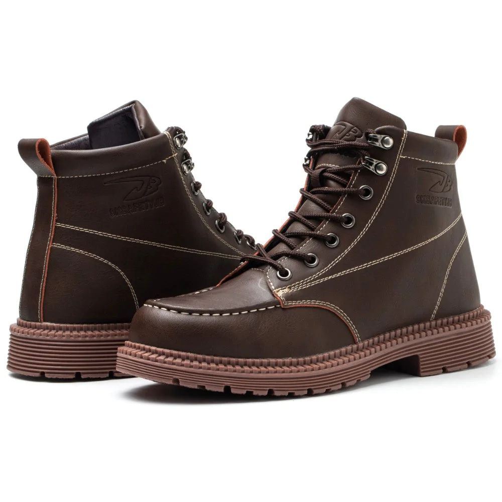 SHOPIFO Stronghold Work Boots 668 Brown