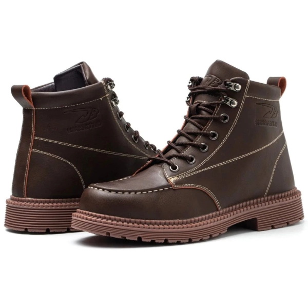 SHOPIFO Stronghold Work Boots 668 Brown