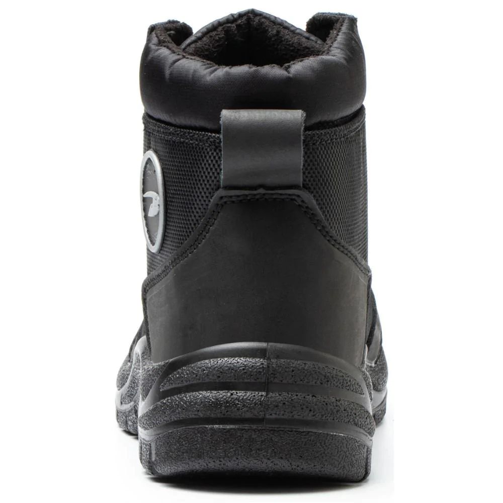 SHOPIFO Thunder Leather Work Boots 009 Black
