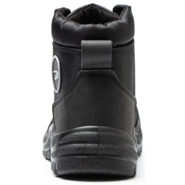 SHOPIFO Thunder Leather Work Boots 009 Black