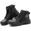 SHOPIFO Thunder Leather Work Boots 009 Black