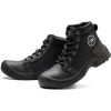 SHOPIFO Thunder Leather Work Boots 009 Black