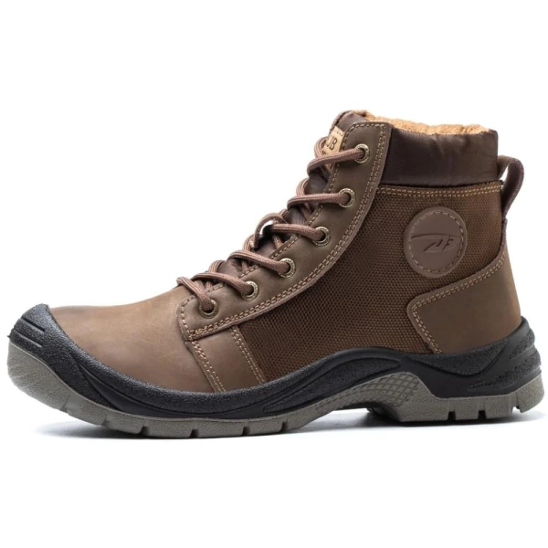 SHOPIFO Thunder Leather Work Boots 009 Brown