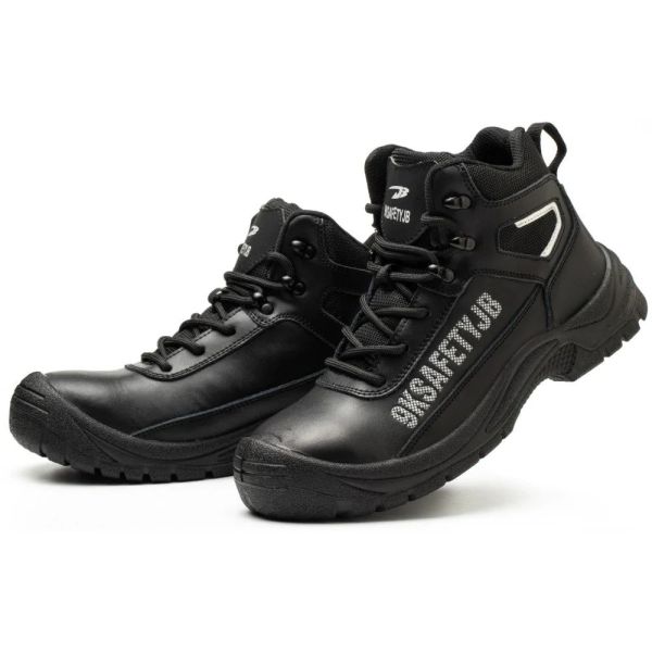 SHOPIFO Thunder Worker Boots 013 Black