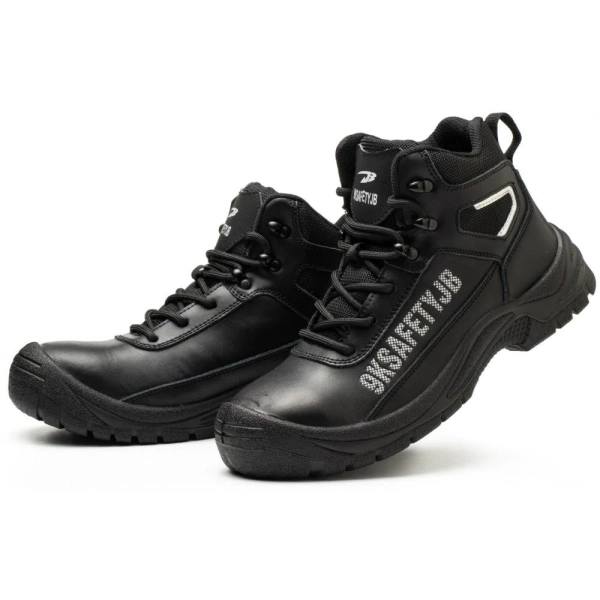 SHOPIFO Thunder Worker Boots 013 Black