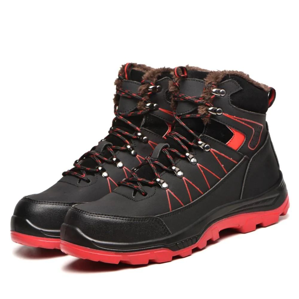 SHOPIFO Warm Work Boots 608 Black