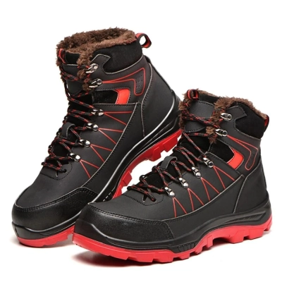 SHOPIFO Warm Work Boots 608 Black