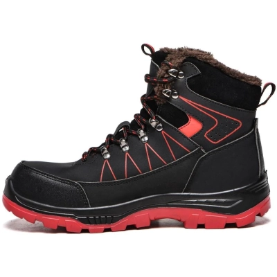 SHOPIFO Warm Work Boots 608 Black