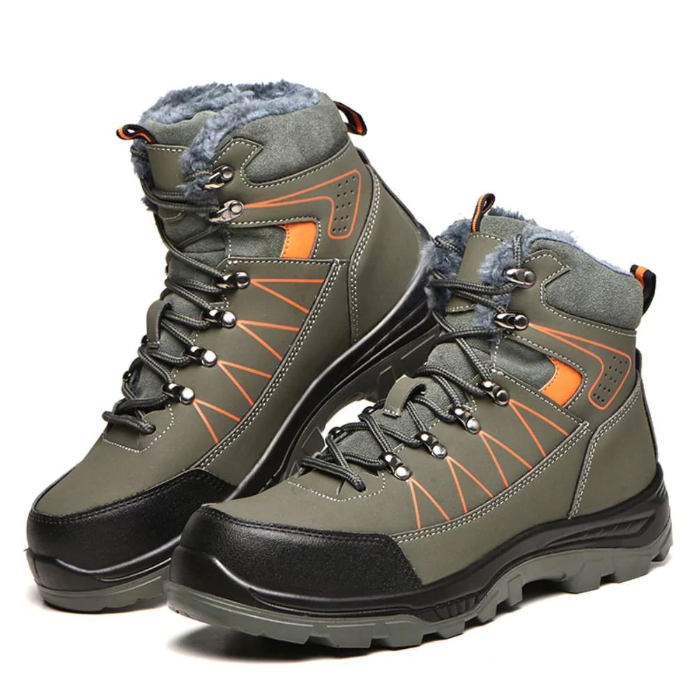 SHOPIFO Warm Work Boots 608 Green