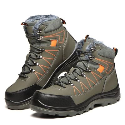 SHOPIFO Warm Work Boots 608 Green