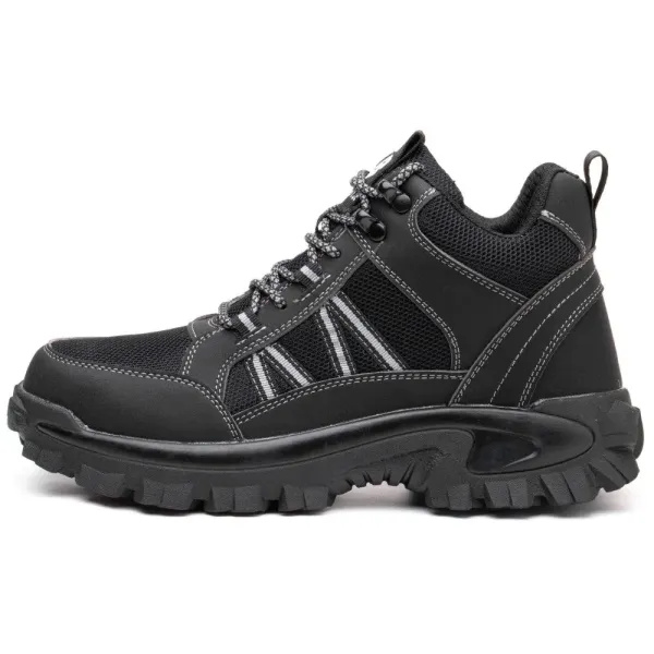 SHOPIFO Zeal Worker Boots 665 Black