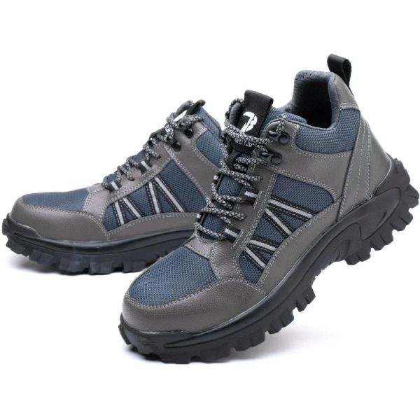 SHOPIFO Zeal Worker Boots 665 Blue