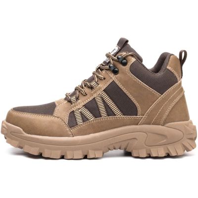 SHOPIFO Zeal Worker Boots 665 Brown
