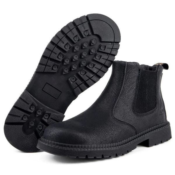 SHOPIFO Zeal Worker Boots 815 Black