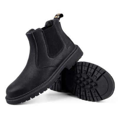SHOPIFO Zeal Worker Boots 815 Black