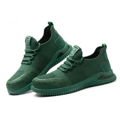 SHOPIFO Zenith Safety Shoes 786 Green
