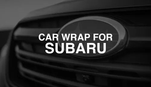 Car Wrap For Subaru