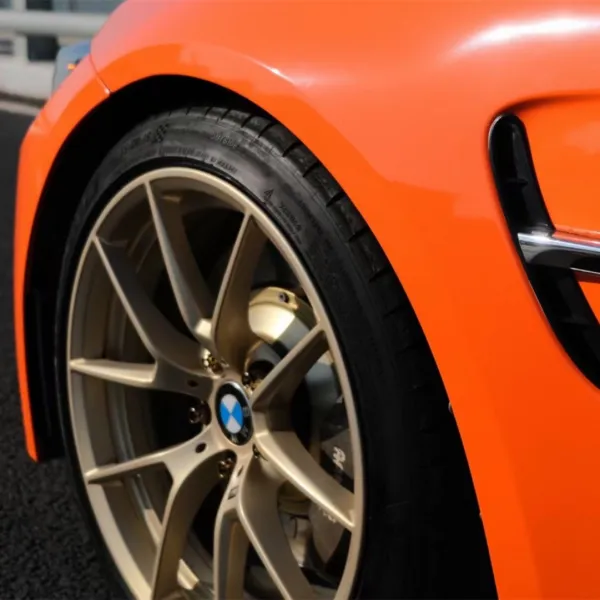  Ravoony Gloss Orange Car Wrap