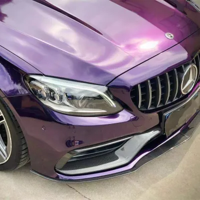 Ravoony Gloss Midnight Purple Car Vinyl Wrap