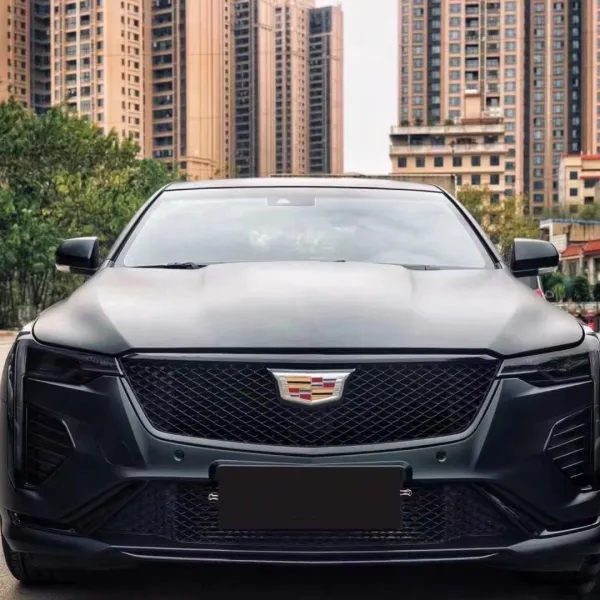 Ravoony Matte Frosted Black Car Vinyl Wrap