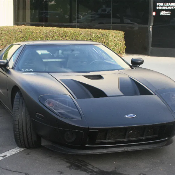 Ravoony Matte Frosted Black Car Vinyl Wrap