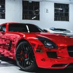 Ravoony Plus Super Gloss Chrome Red Vinyl Car Wrap