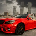 Ravoony Plus Super Gloss Chrome Red Vinyl Car Wrap