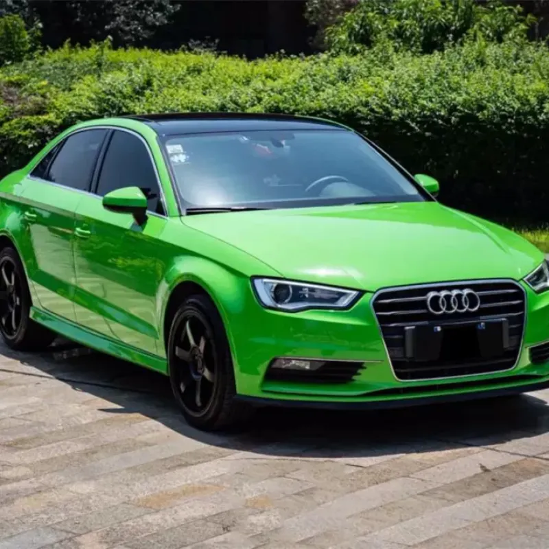 Lime Green Vinyl Wrap