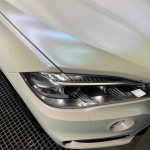 Ravoony Plus Matte Diamond Blue White Car Wrap