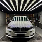 Ravoony Plus Matte Diamond Blue White Car Wrap