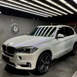 Ravoony Plus Matte Diamond Blue White Car Wrap