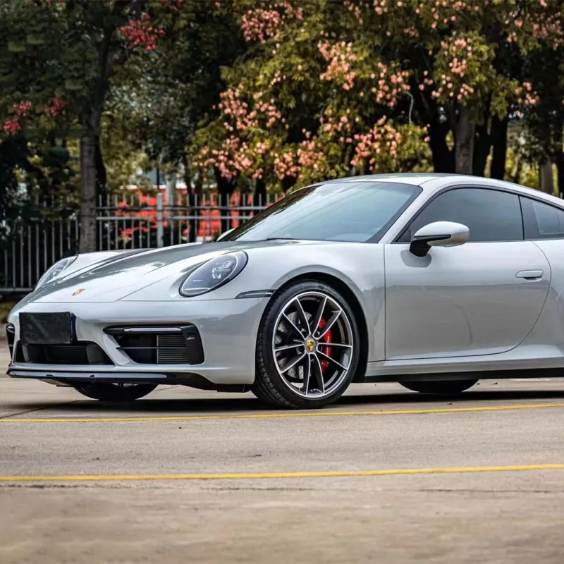 Ravoony Plus PET Porsche Grey Car Vinyl Wrap