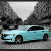 Ravoony Pure Metal Tiffany Blue Car Wrap