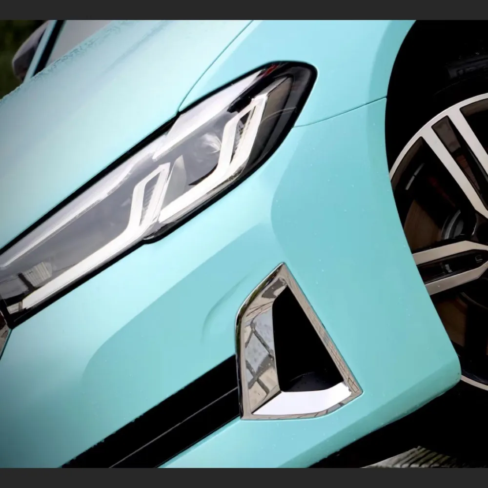 Ravoony Plus Pure Metal Tiffany Blue Car Wrap