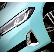 Pure Metal Tiffany Blue Car Wrap