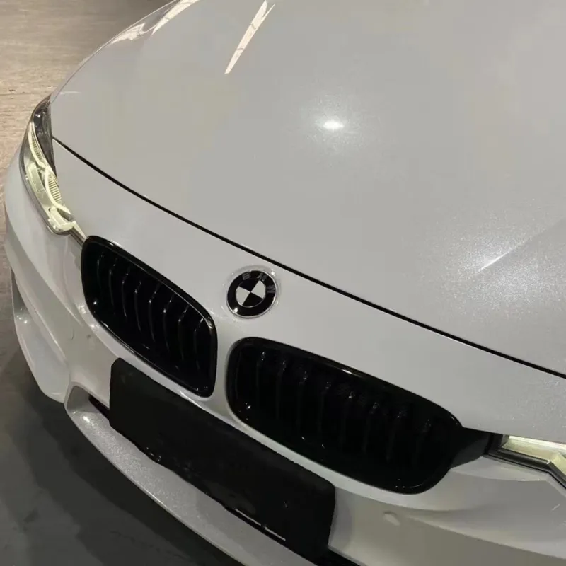 Sparkle White Car Vinyl Wrap