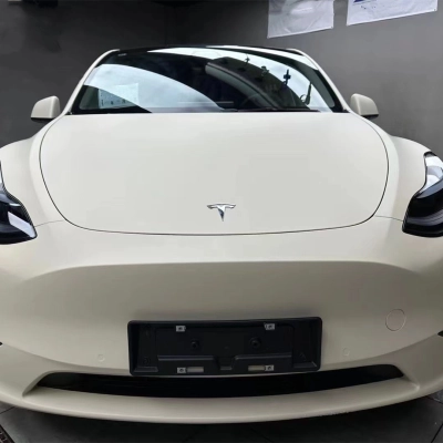 Ravoony Plus Ultimate Flat Khaki Milan Car Vinyl Wrap 02