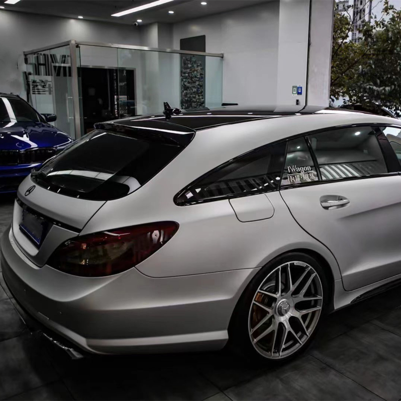   Ravoony Plus Ultimate Flat Silver Car Vinyl Wrap