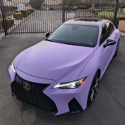 Ravoony Matte Lavender Car Wrap