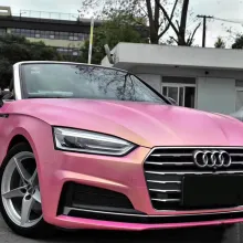 Chameleon Car Wrap-Matte Diamond Gold Pink
