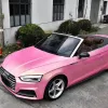 Ravoony Chameleon Car Wrap-Matte Diamond Gold Pink