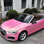 Ravoony Plus Chameleon Car Wrap-Matte Diamond Gold Pink