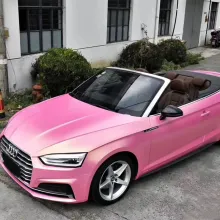 Chameleon Car Wrap-Matte Diamond Gold Pink