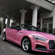 Chameleon Car Wrap-Matte Diamond Gold Pink