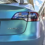 Ravoony Plus Matte Diamond Grey Blue Car Vinyl Wrap