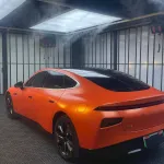 Ravoony Plus Pure Metal Orange Car Vinyl Wrap