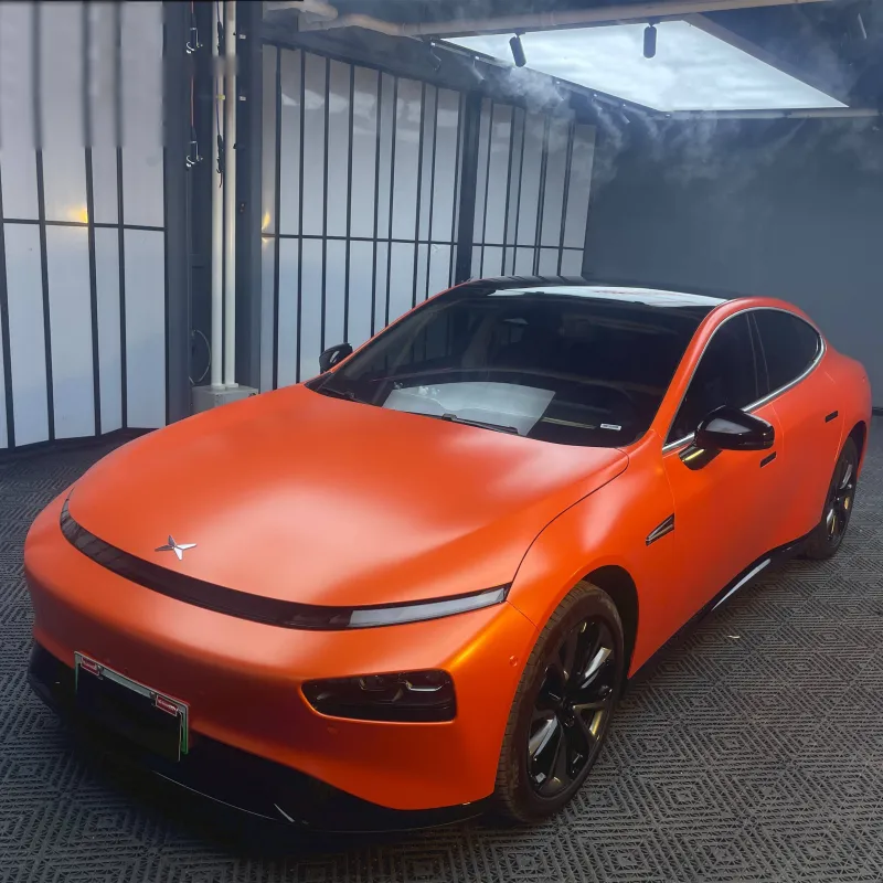 Ravoony Plus Pure Metal Orange Car Vinyl Wrap