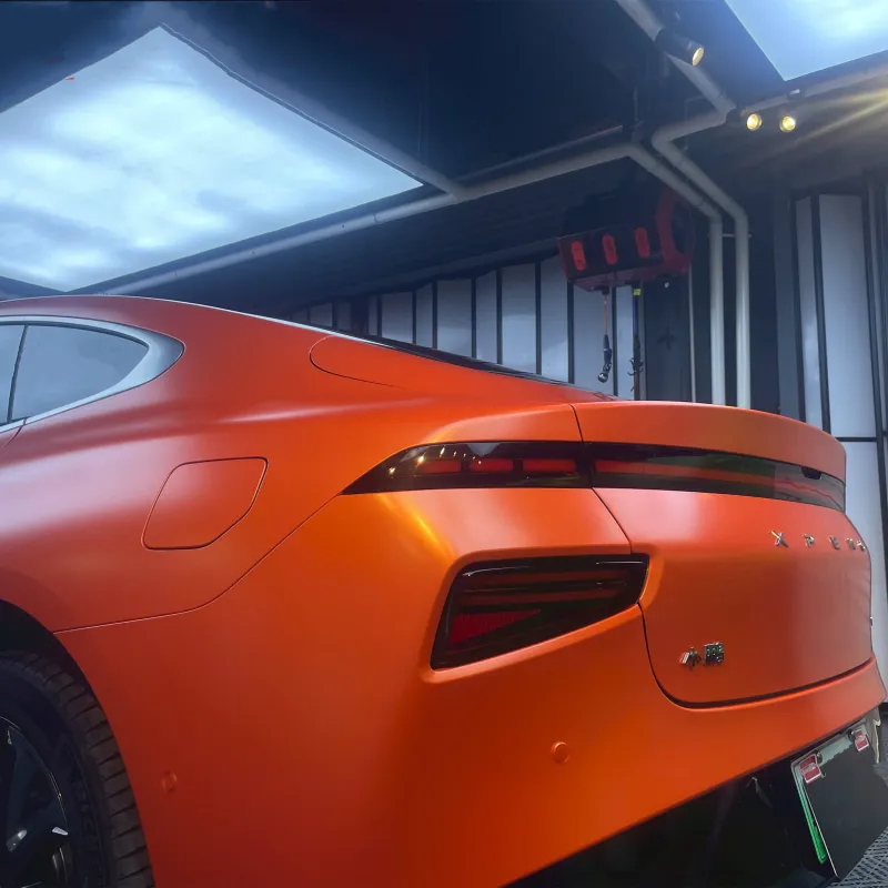 Ravoony Plus Pure Metal Orange Car Vinyl Wrap